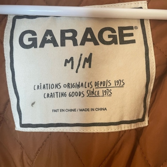 Garage hooded parka jacket Size M - Picture 3 of 7
